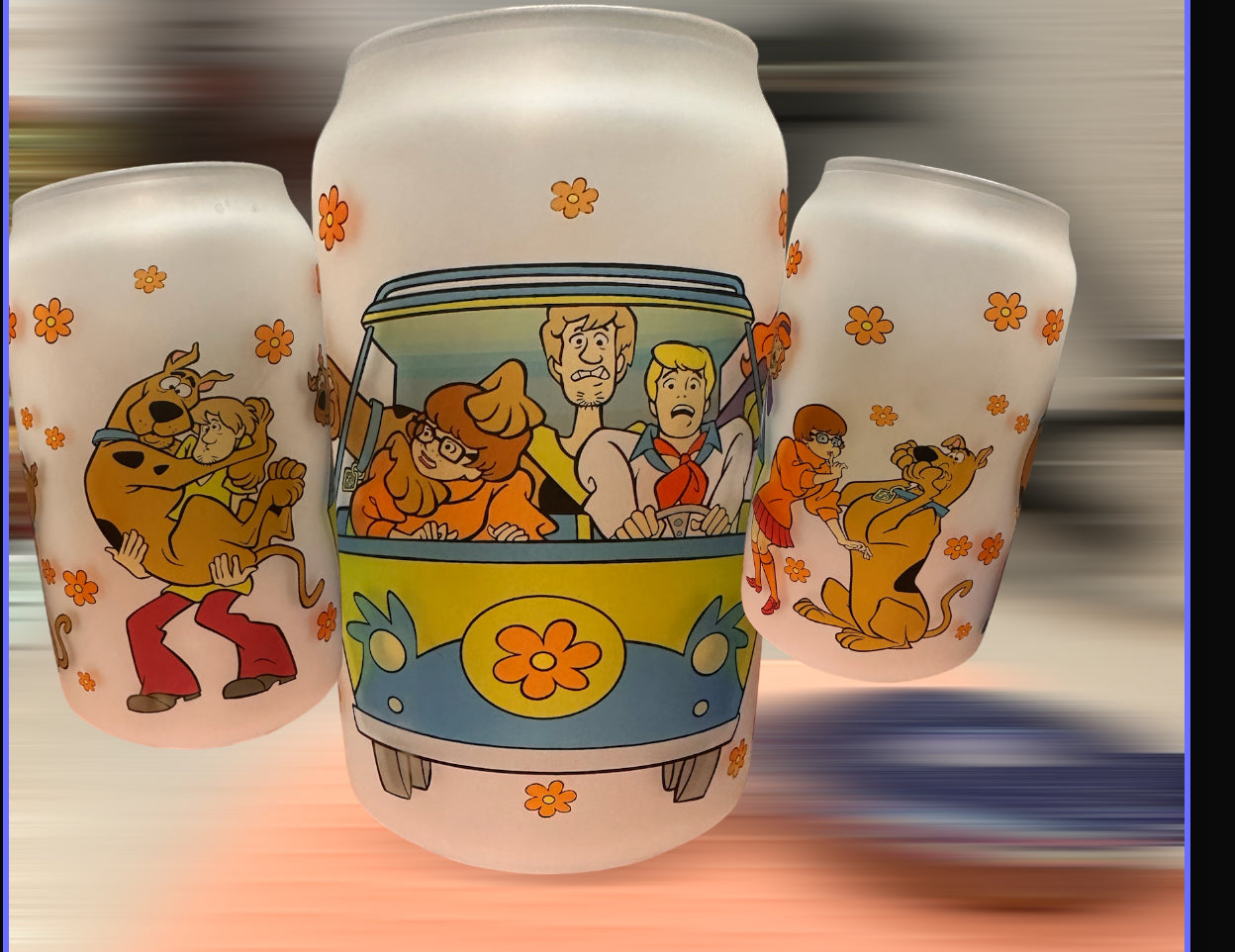 Scooby doo Glass cans-be You craft