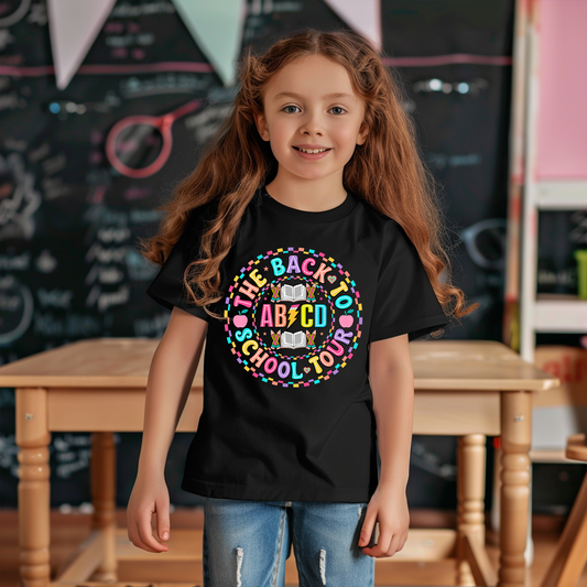 Back to School Tour Kids' Shirt - Trendy Back-to-School Tee